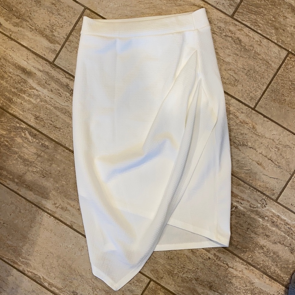 White tight skirt!